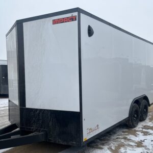 2026 8.5x16 Trailer Enclosed Cargo trailer - White