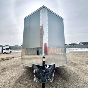 2026 6x12 V-Nose tandem axle enclosed trailer
