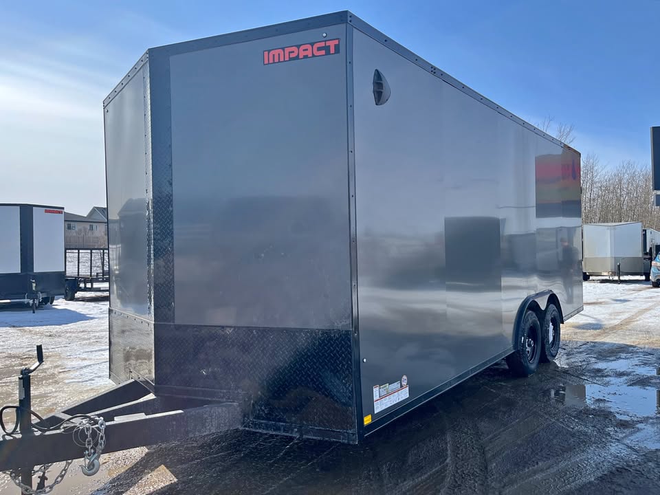 2026 Impact Tremor 8.5x20 enclosed trailer with extra height, 10K GVWR, PolyCore