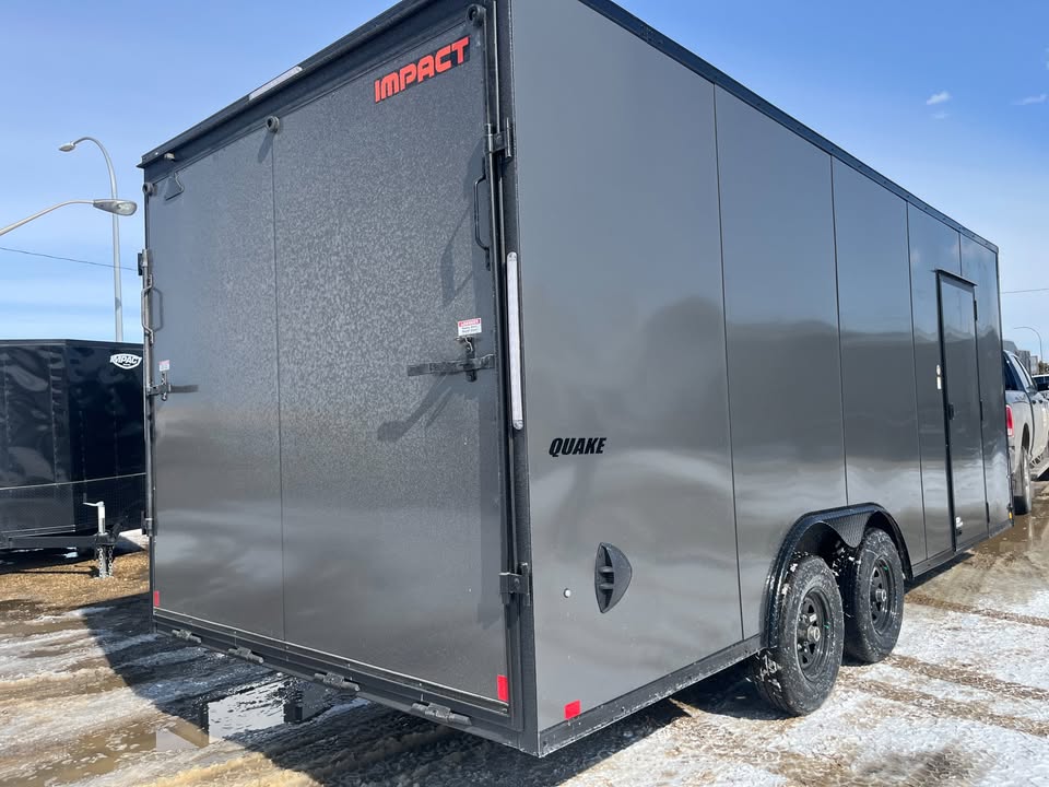 2026 Impact Tremor 8.5x20 enclosed trailer with extra height, 10K GVWR, PolyCore