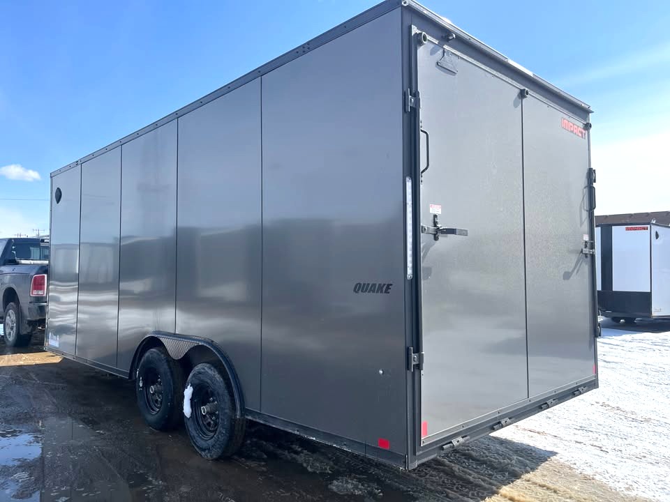 2026 Impact Tremor 8.5x20 enclosed trailer with extra height, 10K GVWR, PolyCore