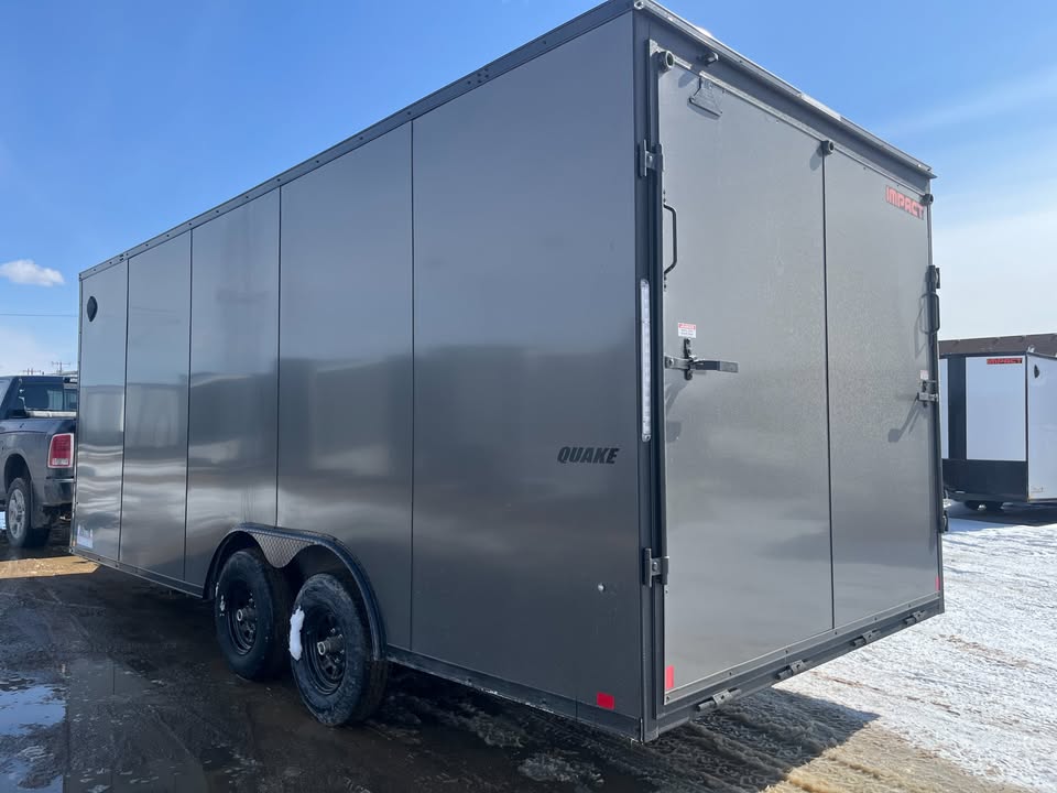 2026 Impact Tremor 8.5x20 enclosed trailer with extra height, 10K GVWR, PolyCore