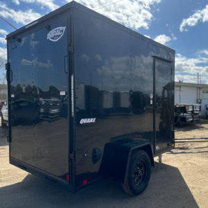 2026 Impact Quake 6x10 Enclosed Trailer Black