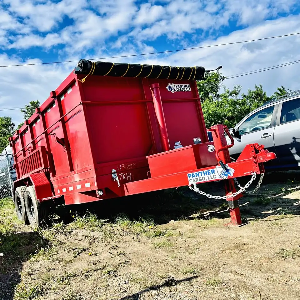 2026 Panther Cargo 7x14 dump 4' sides