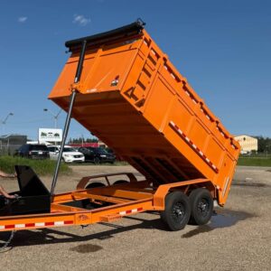 2026 7x14 Dump Trailer • 14,000 GVWR • 4’ Side Walls