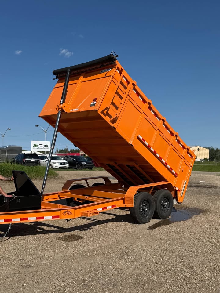 2026 7x14 Dump Trailer • 14,000 GVWR • 4’ Side Walls