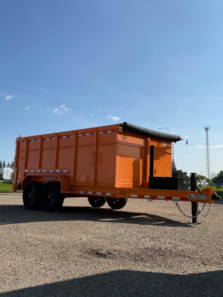 2026 7x14 Dump Trailer • 14,000 GVWR • 4’ Side Walls