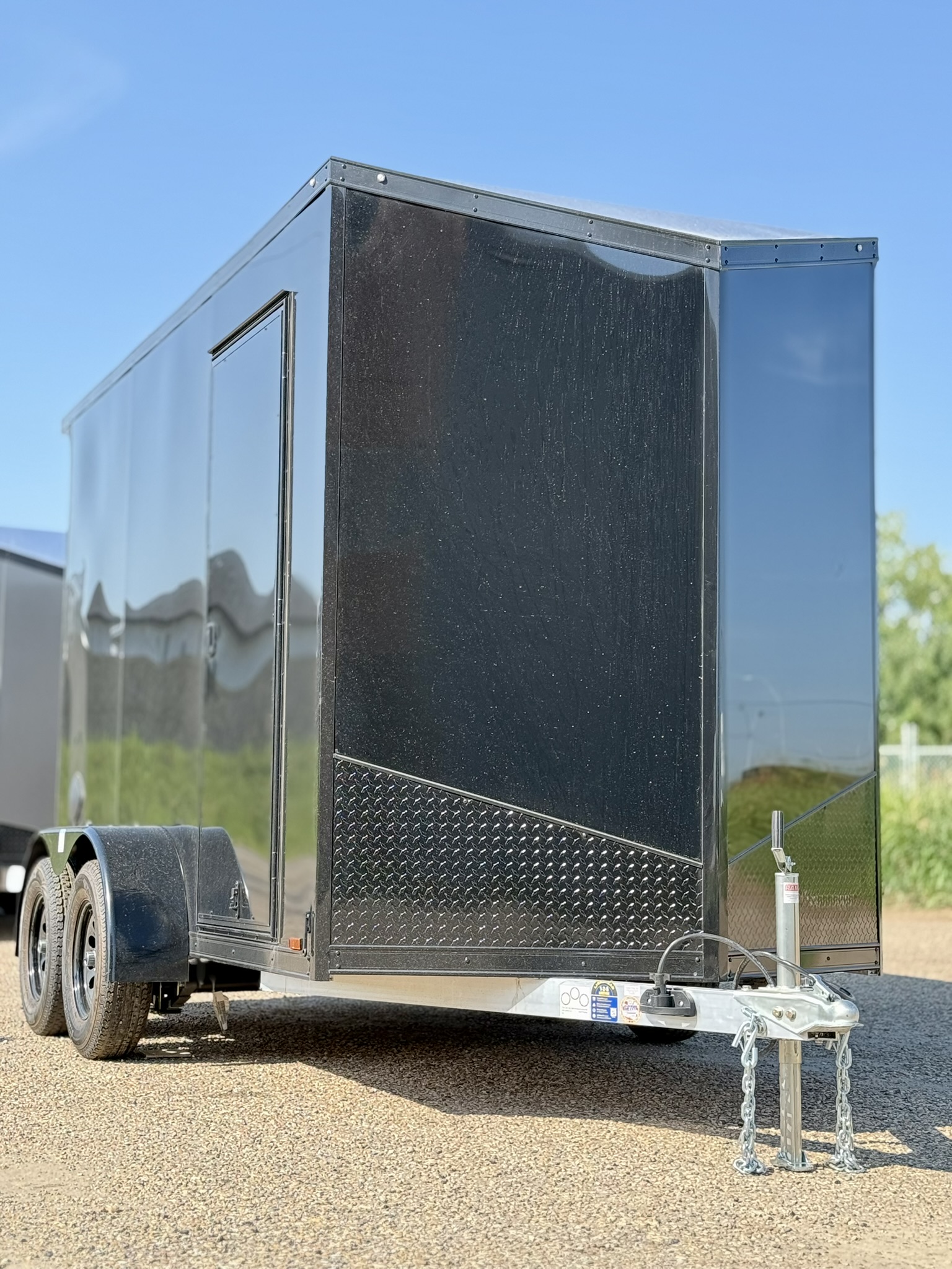 2026 Forest River Aluminum 6x12 Tandem Axle Black