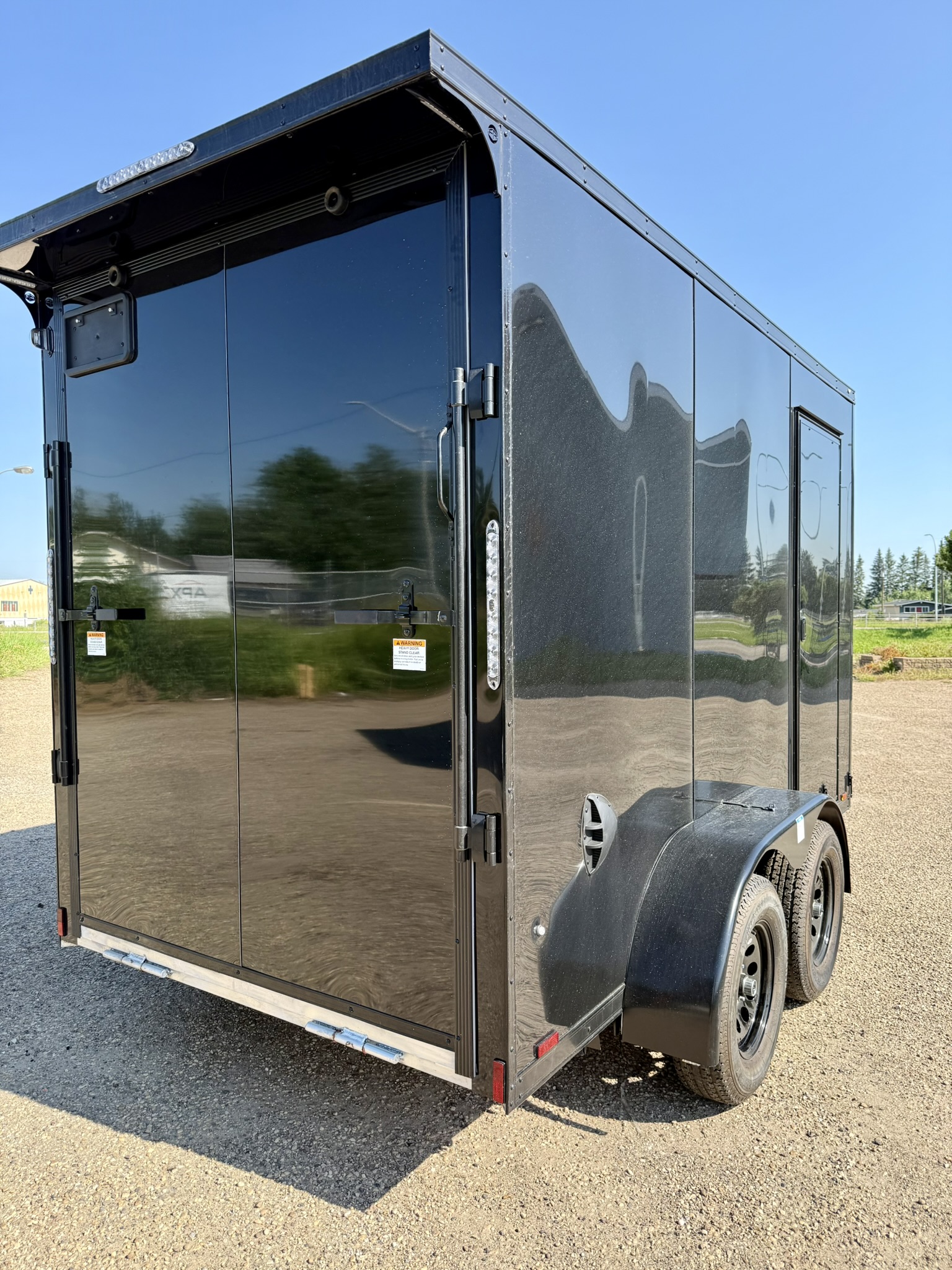 2026 Forest River Aluminum 6x12 Tandem Axle Black