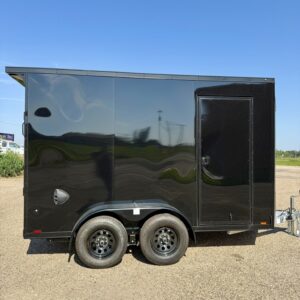 2026 Forest River Aluminum 6x12 Tandem Axle Black