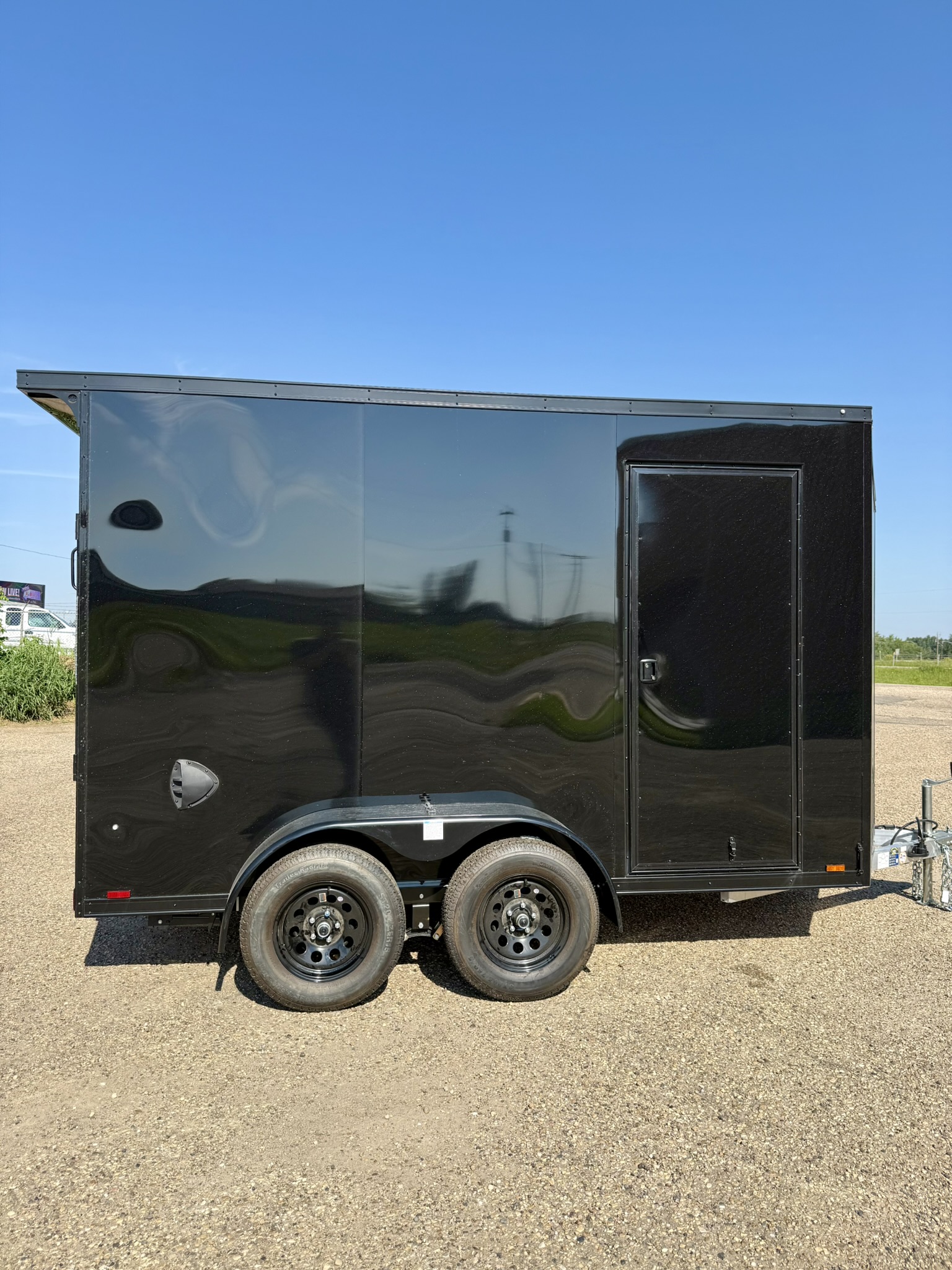 2026 Forest River Aluminum 6x12 Tandem Axle Black