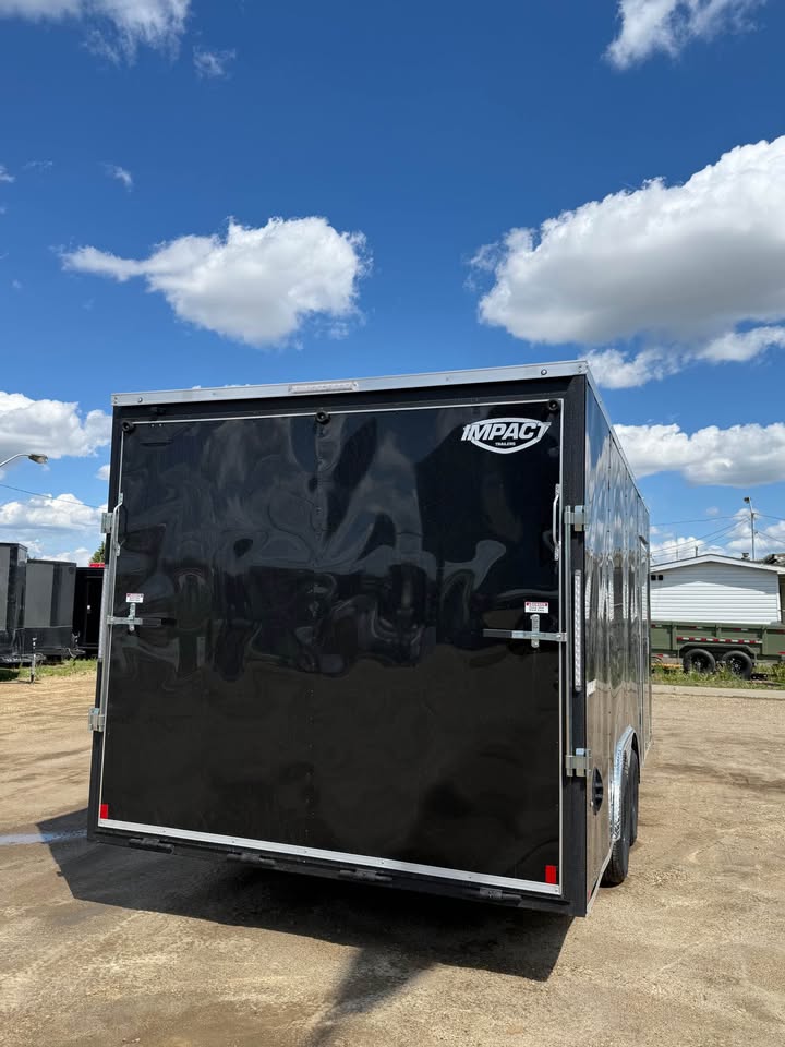 2026 - 8.5x18 - Impact Quake Enclosed Cargo Trailer - Black Trailer - Car Hauler - Image 10