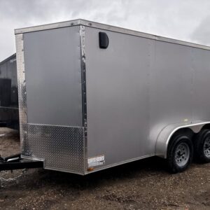 Silver 2026 6x12 Cargo trailer for Sale in Edmonton