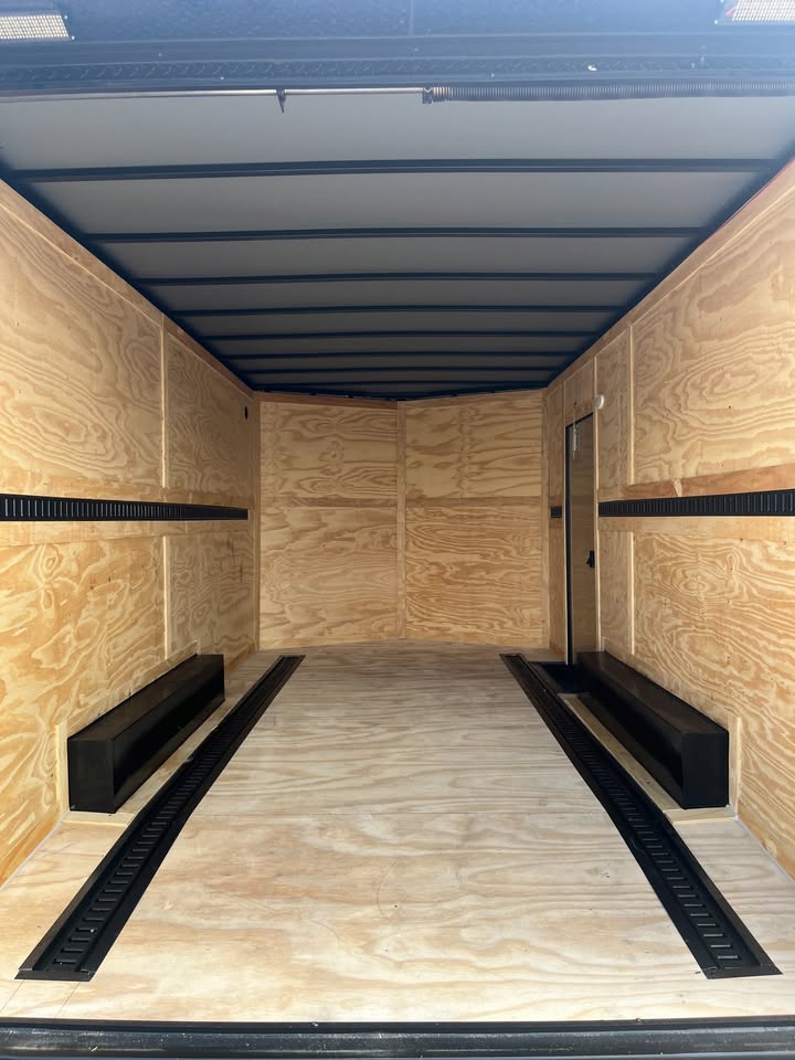 Inside Photo of 2027 8.5x16 Enclosed Cargo Trailer - Victory Red for Sale in Edmonton