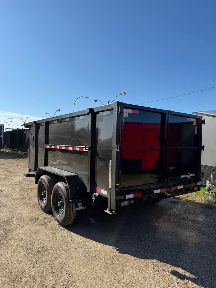 2026 7x14 Dump Trailer 4’sides Dump dump trailer tarp ramp dump