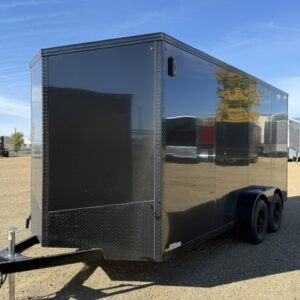 2027 7x16 Cargo Trailer | Blackout 84" interior